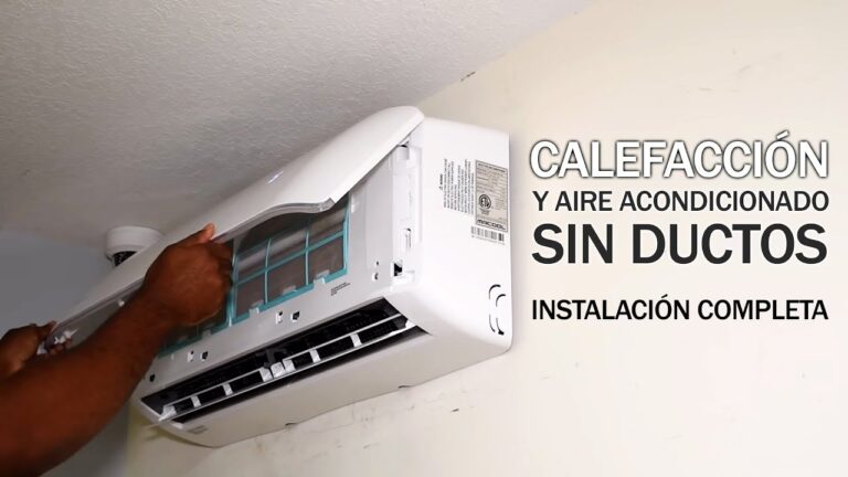 Los aires acondicionados sin conductos y su fácil instalación