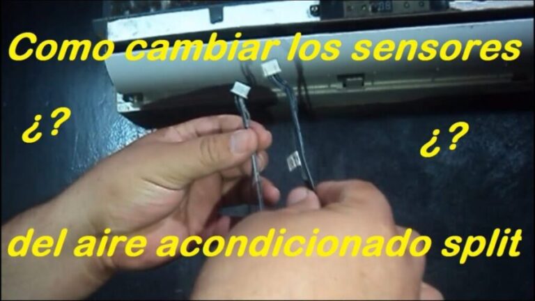 Reparación de problemas de sensores de temperatura en el aire acondicionado